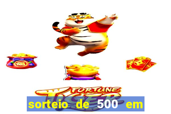 sorteio de 500 em cash toda segunda feira novibet